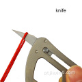 EDC Urredor Survival Titanium Mowabiner com faca